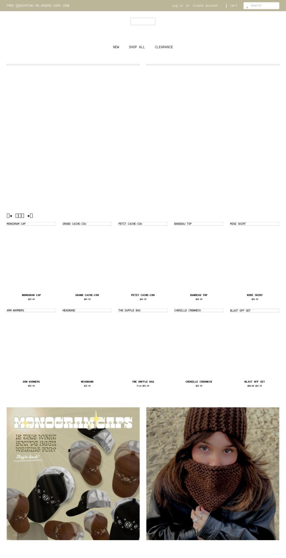 00thebrand.com shopify website screenshot