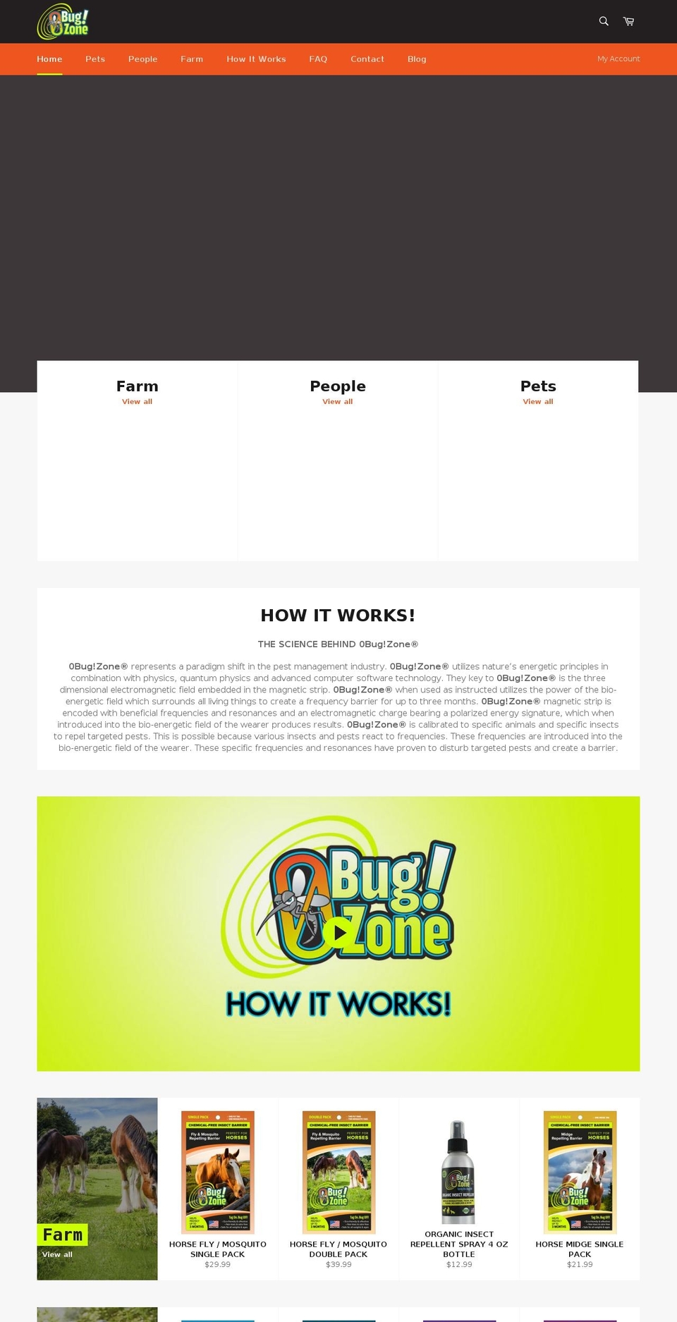 0bugzone.com shopify website screenshot