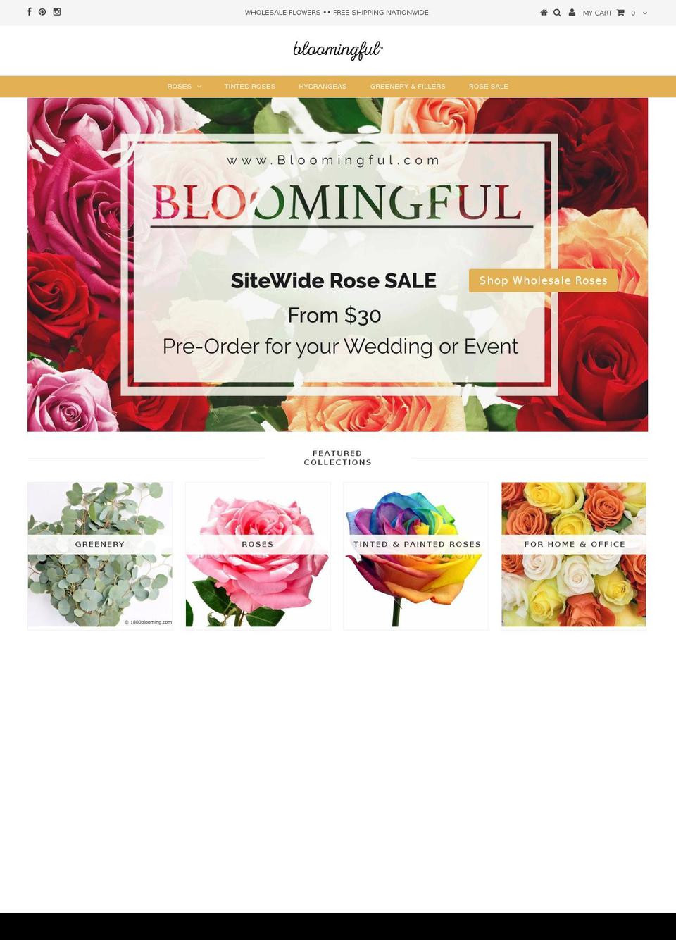 1-800-blooming.com — Shopify storefront screenshot