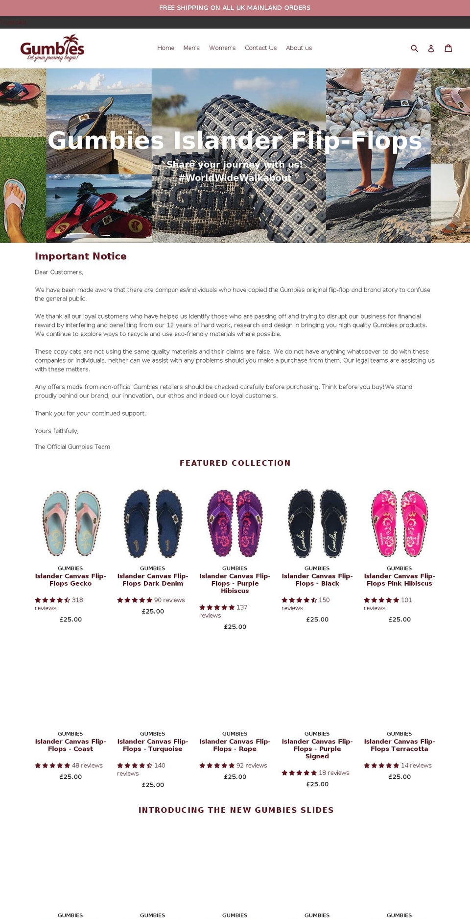 1000miler.com — Shopify storefront screenshot