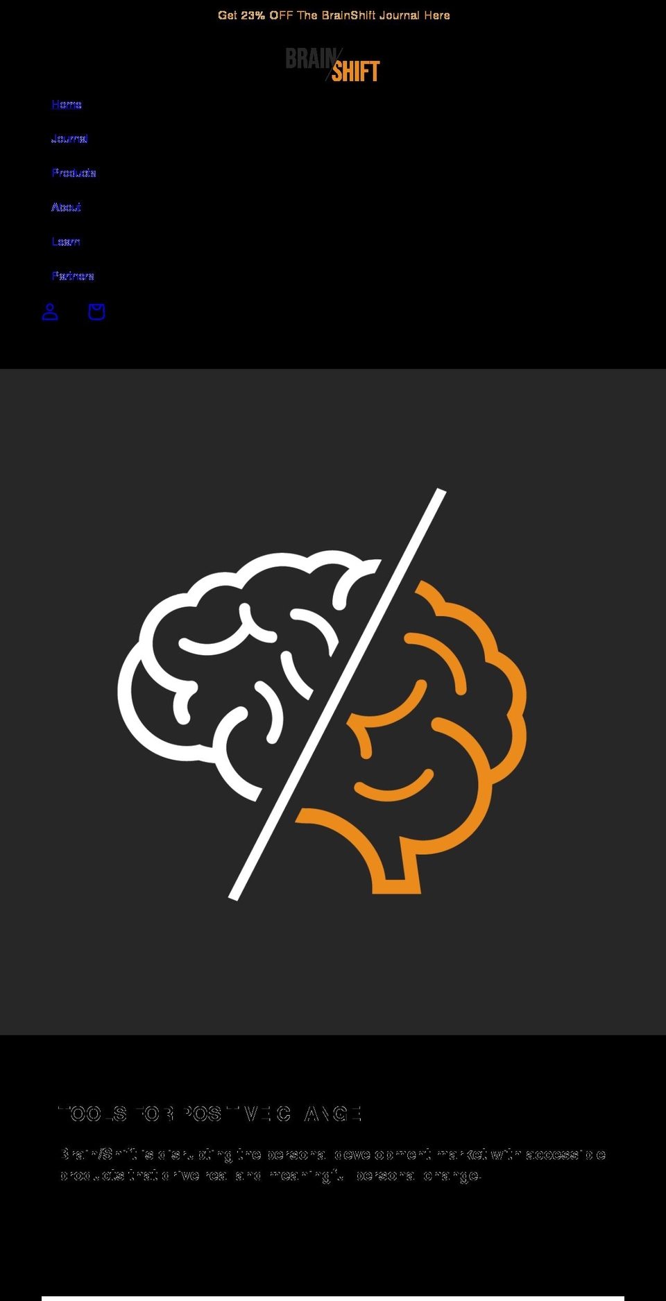 100behaviors.com shopify website screenshot