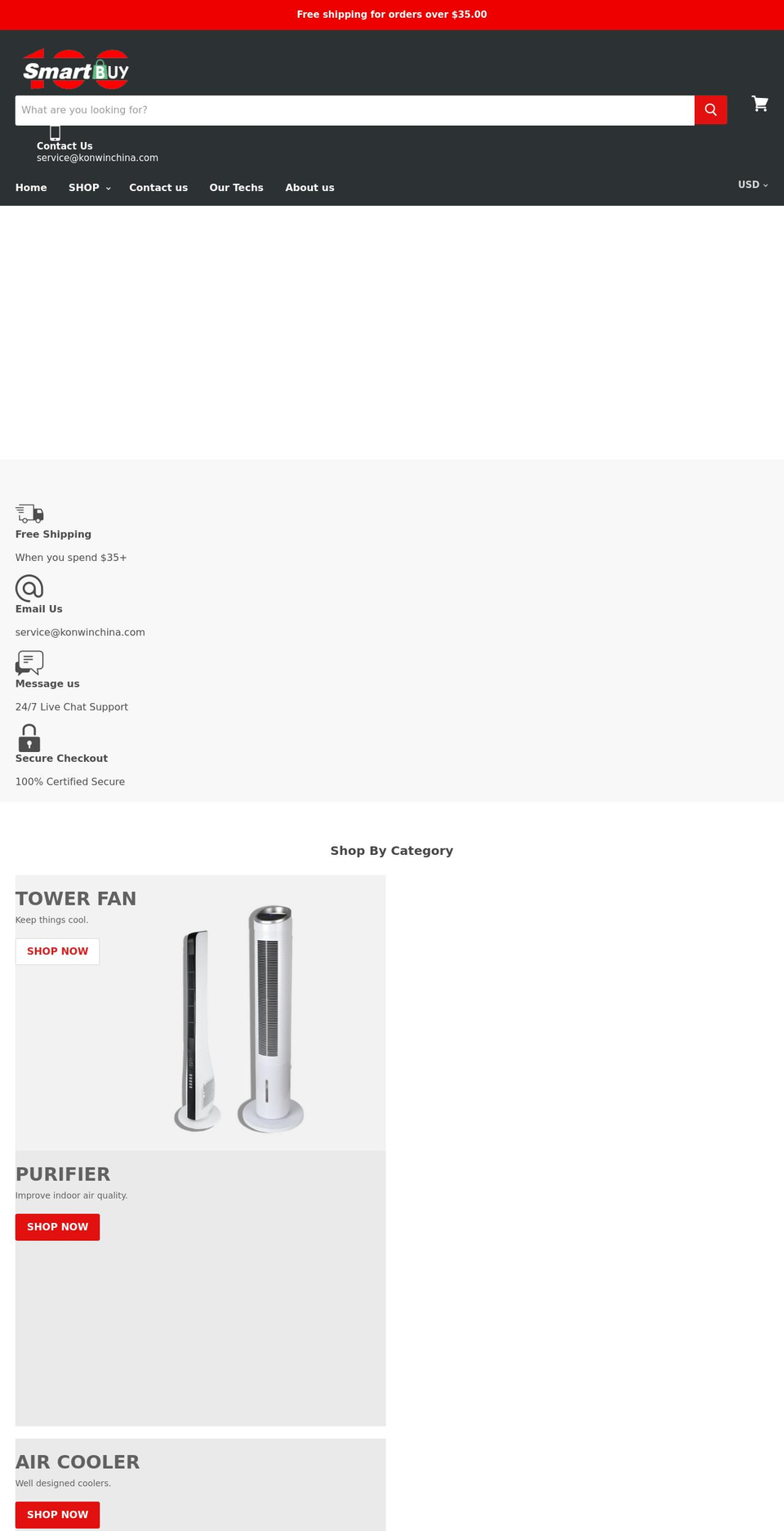 100smartbuy.com shopify website screenshot