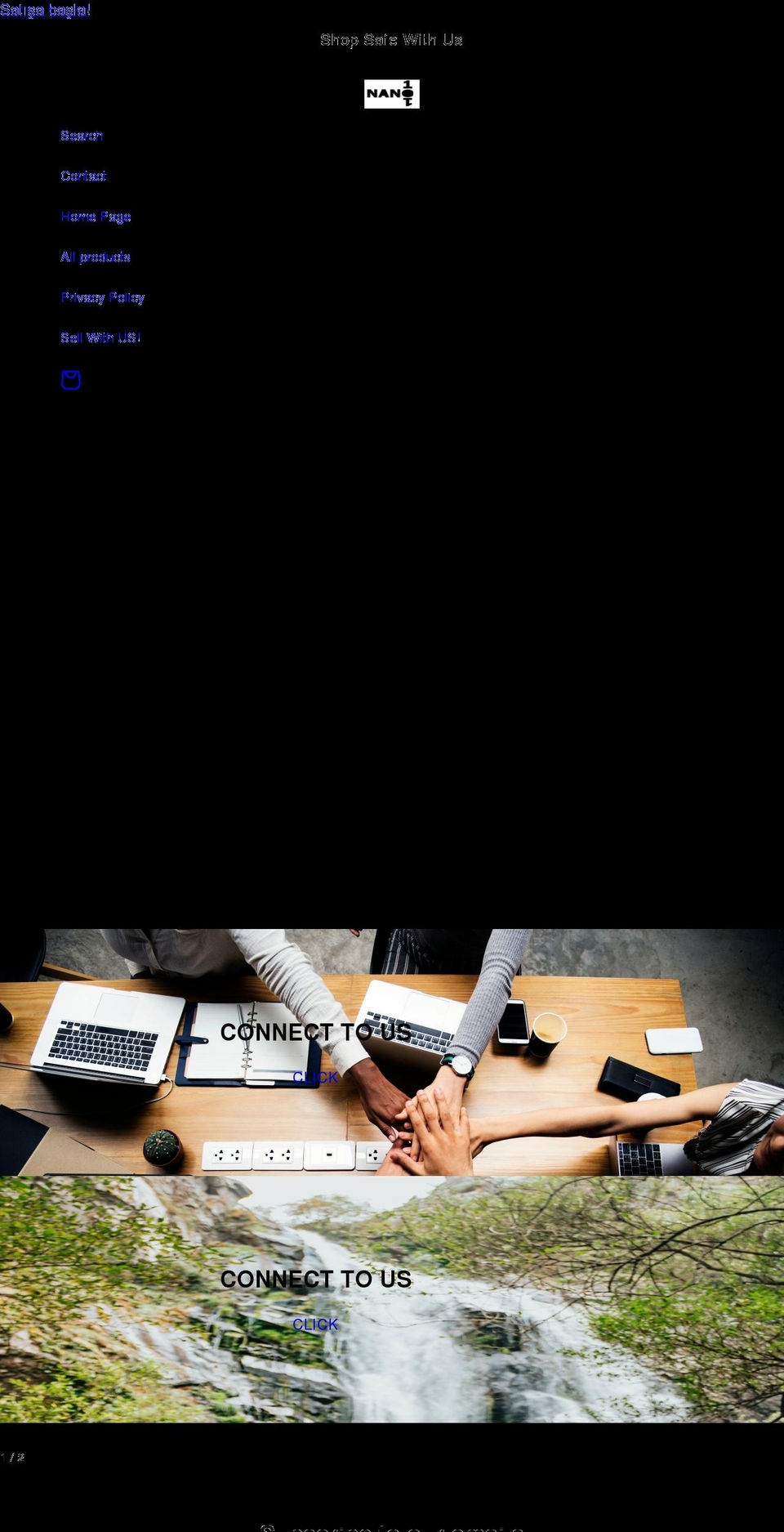 101nano.com shopify website screenshot