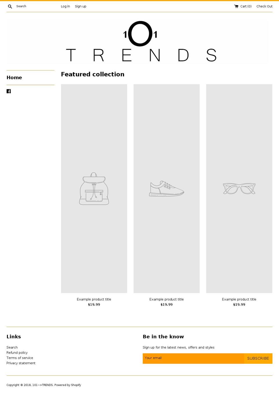 101trendsonline.com — Shopify storefront screenshot