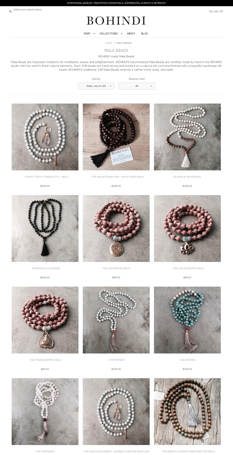 108meditate.com shopify website screenshot