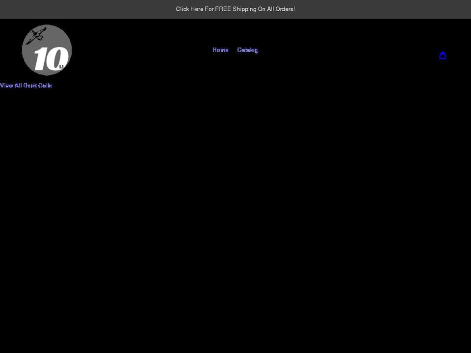 10gaugegamecalls.com shopify website screenshot