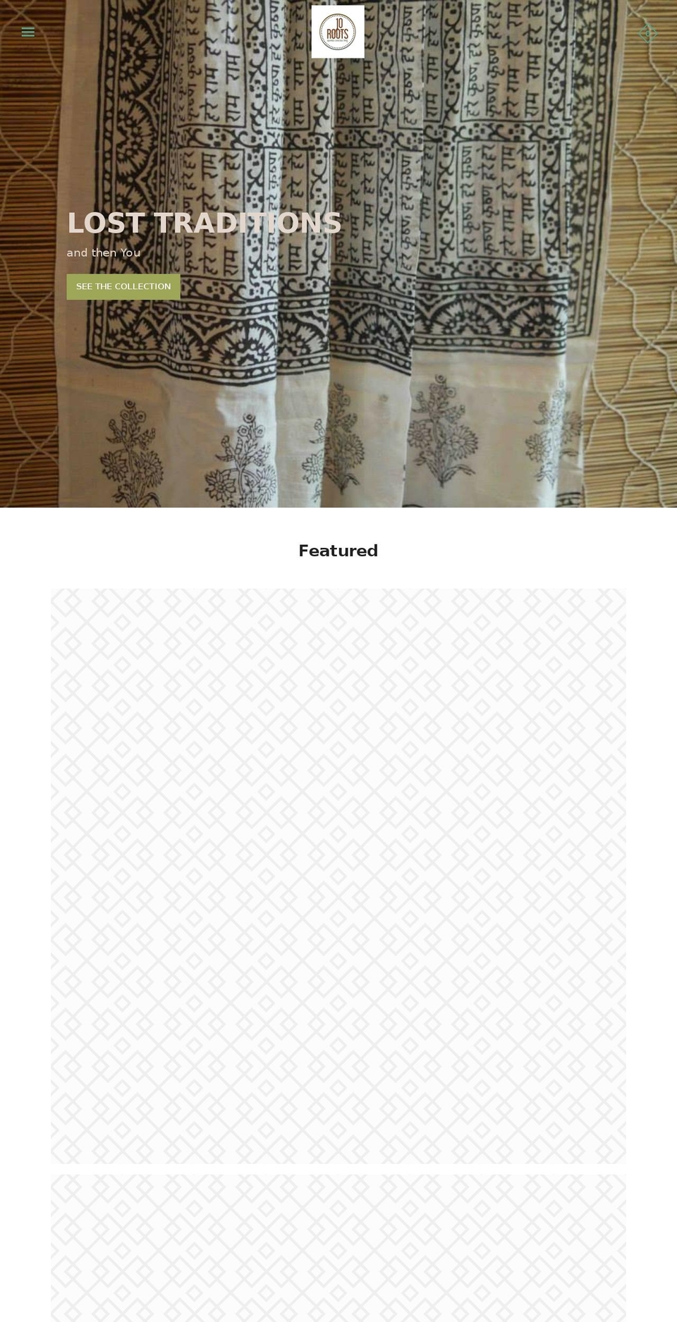 10roots.com shopify website screenshot