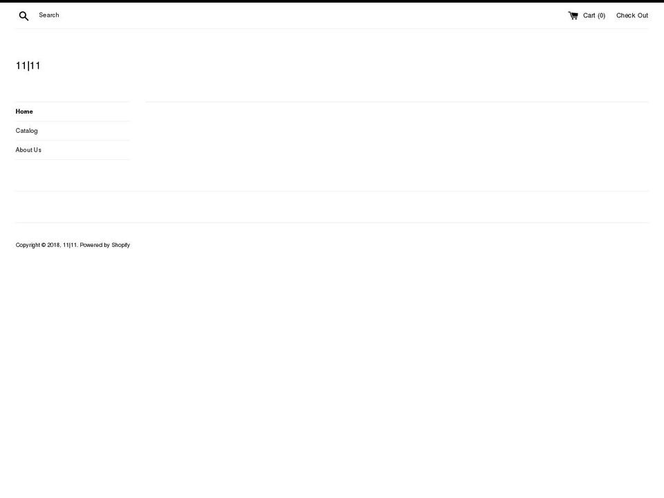 1111shoes.com — Shopify storefront screenshot