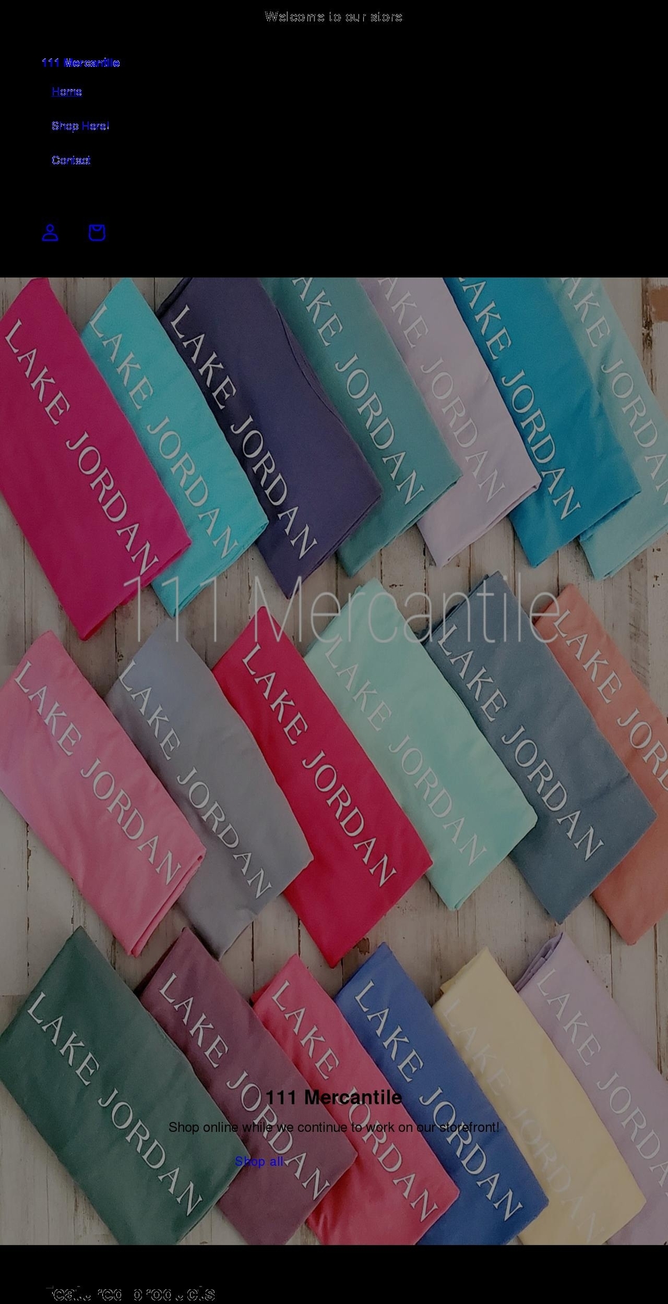111mercantile.com shopify website screenshot