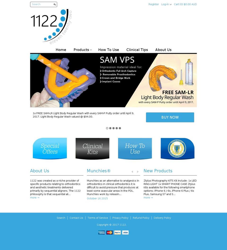 1122corp.com shopify website screenshot