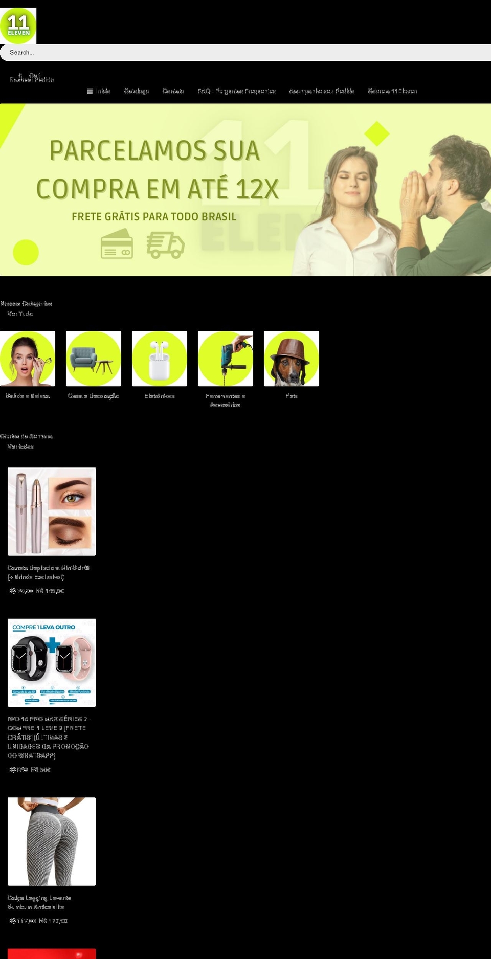 11eleven.shop shopify website screenshot