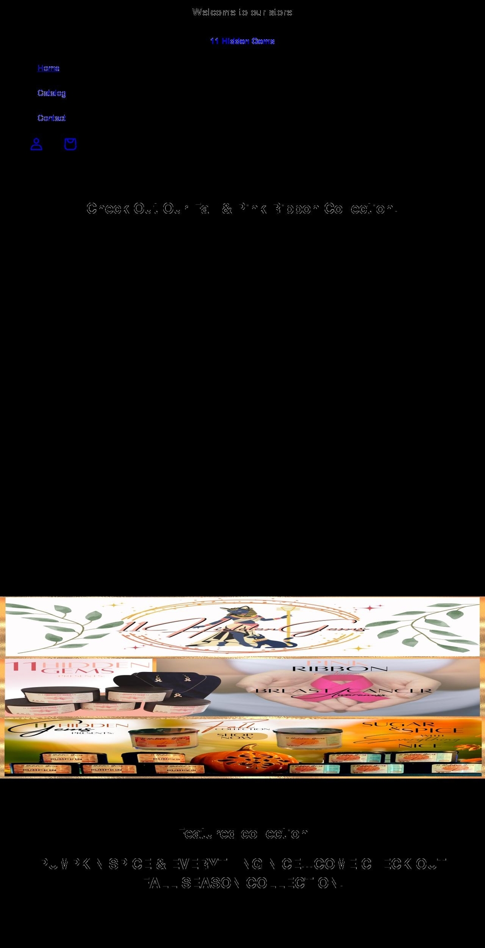 11hiddengems.com shopify website screenshot