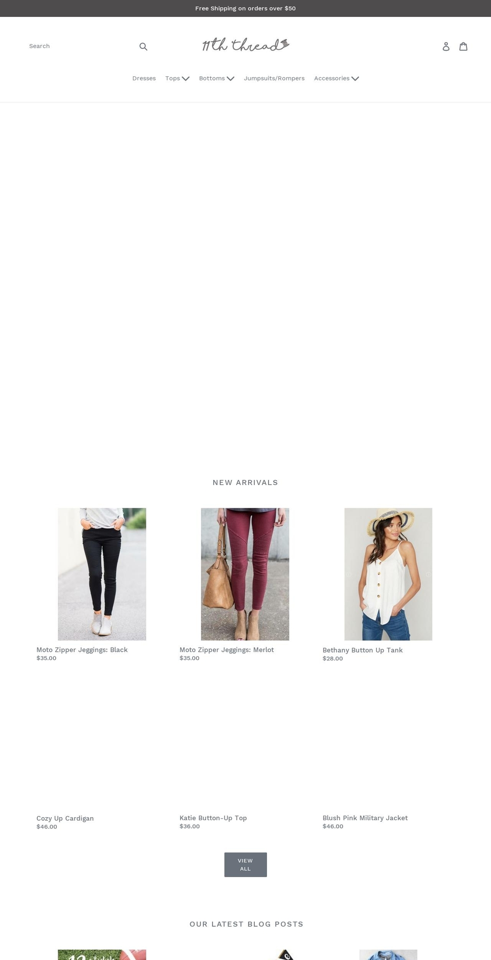 11ththread.com — Shopify storefront screenshot