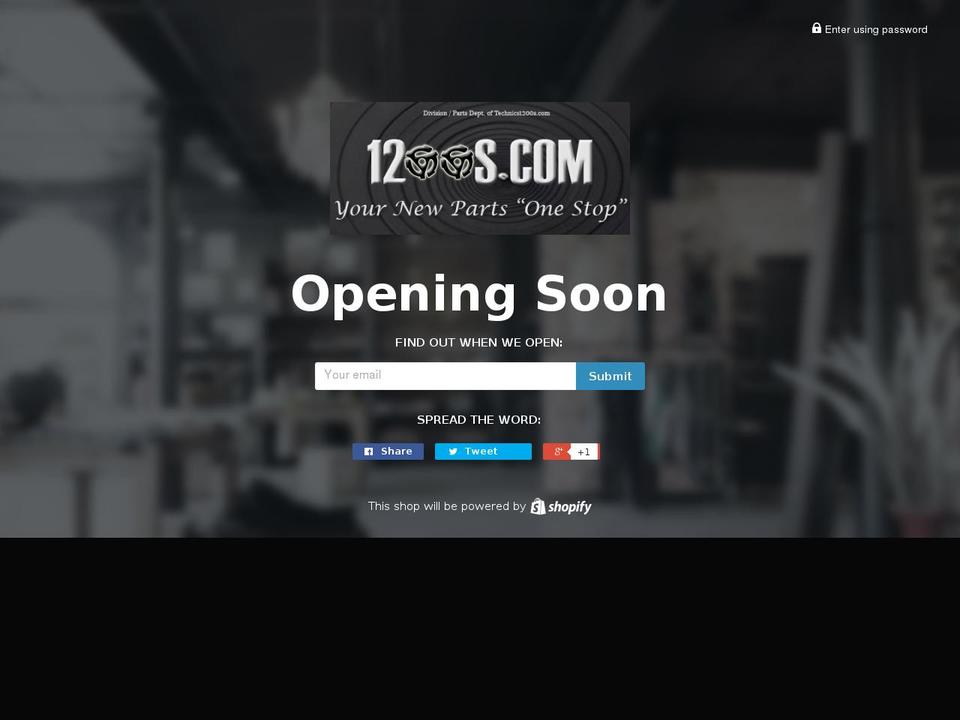 1200s.com shopify website screenshot