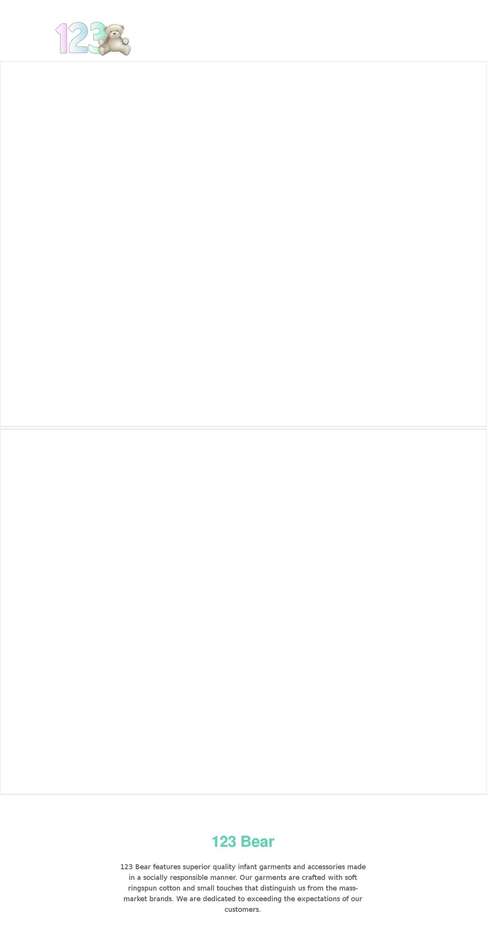 123-bear.com shopify website screenshot