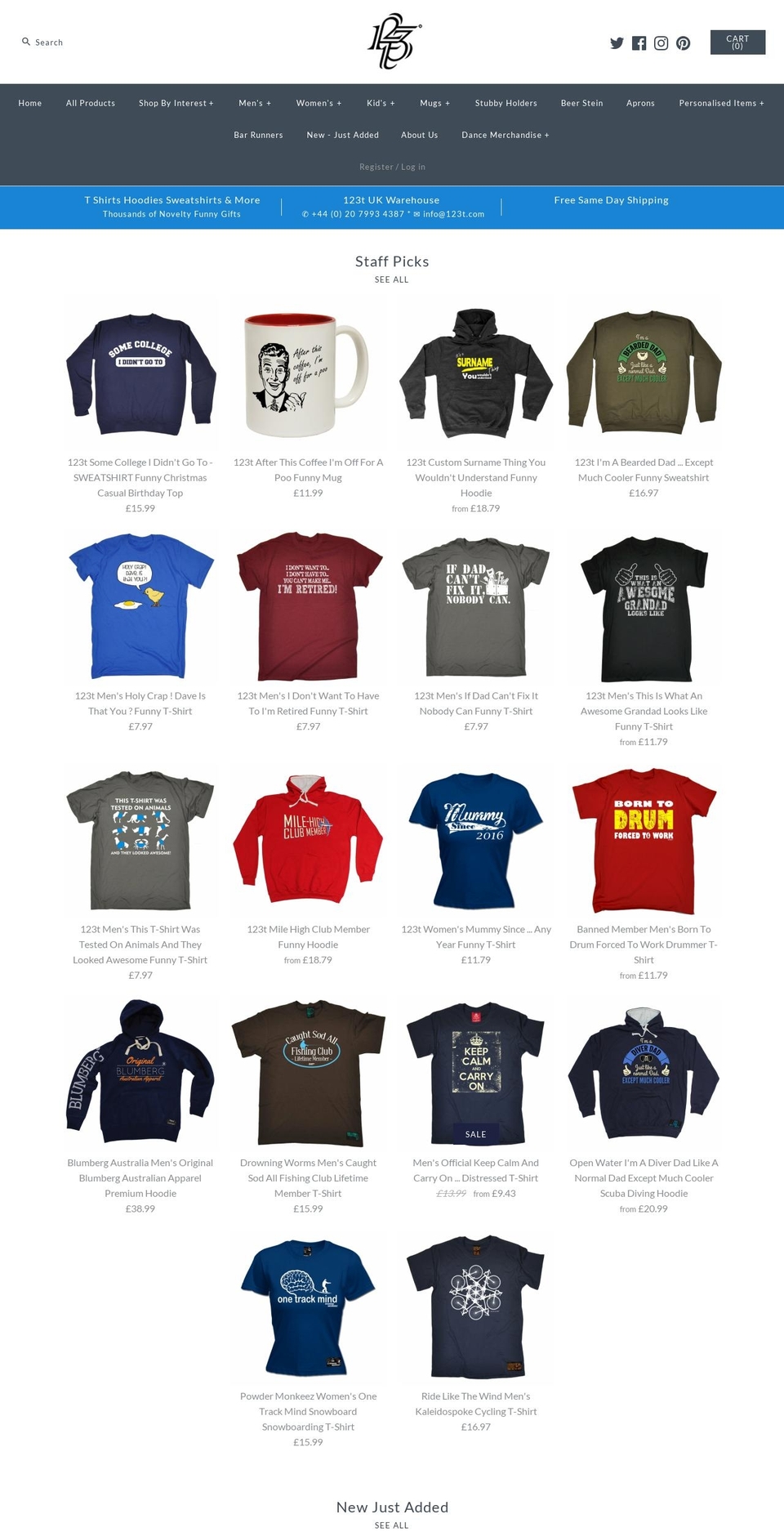 123tusa.com shopify website screenshot