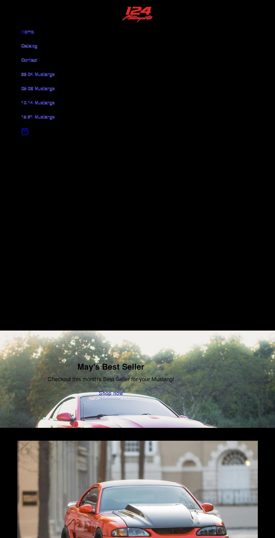124motorsports.com shopify website screenshot