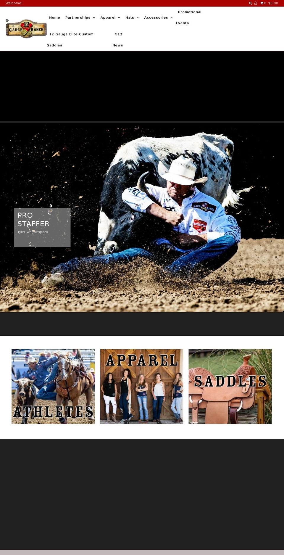 12gaugeranch.com shopify website screenshot