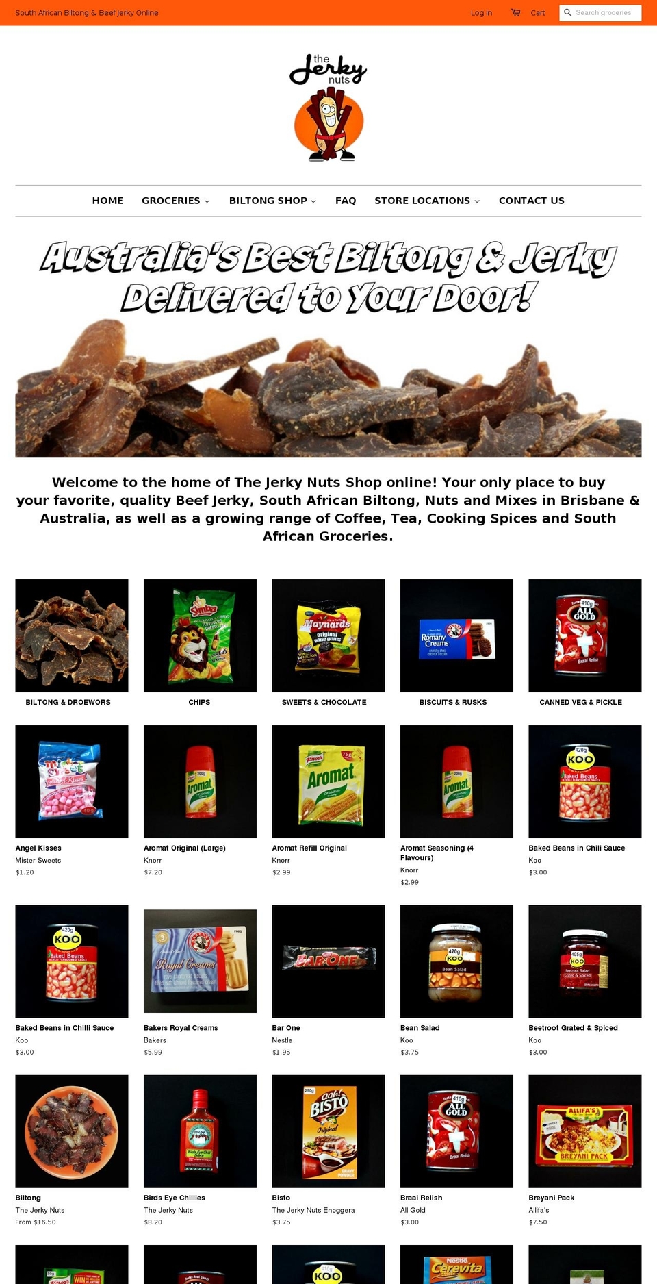 13002jerky.com shopify website screenshot