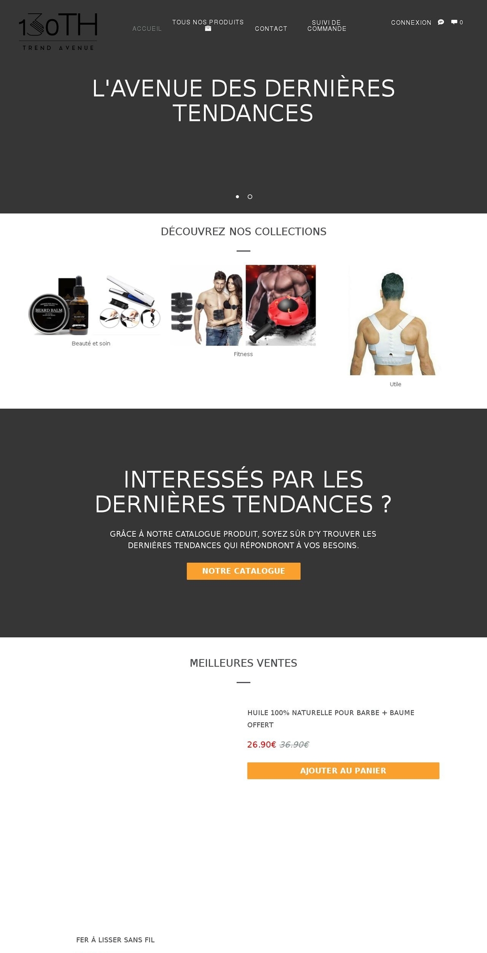 Copy of Thème 1 Shopify theme site example 130thtrendavenue.com