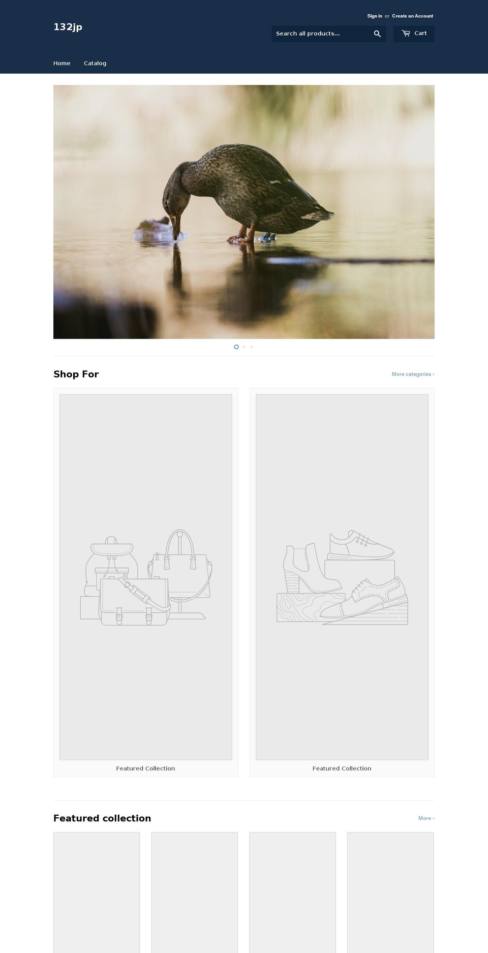 132.jp shopify website screenshot