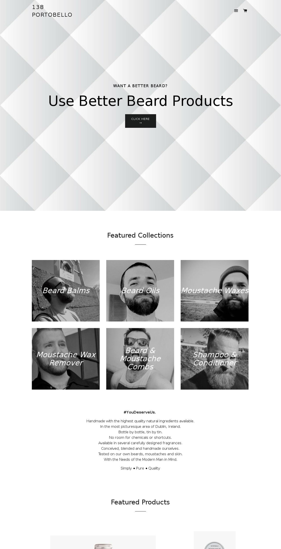 138portobello.com shopify website screenshot