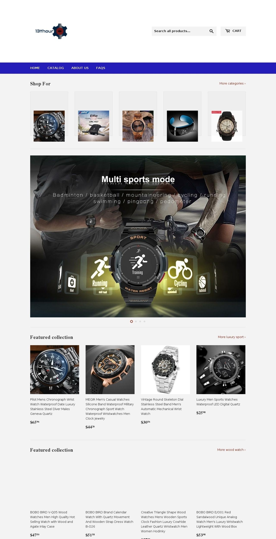 13thour.com — Shopify storefront screenshot
