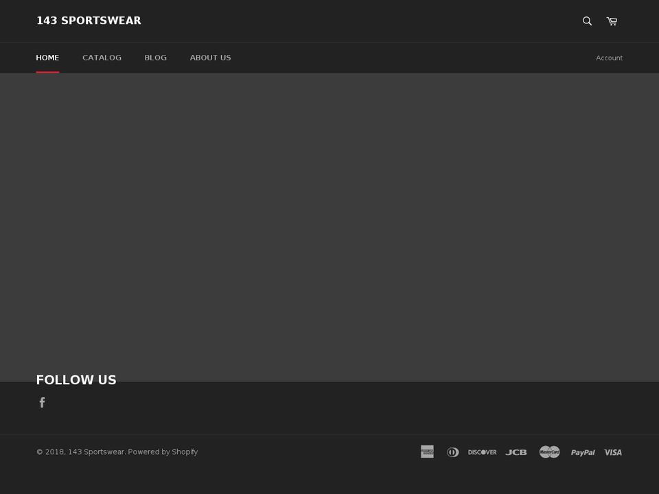 143sportswear.com shopify website screenshot