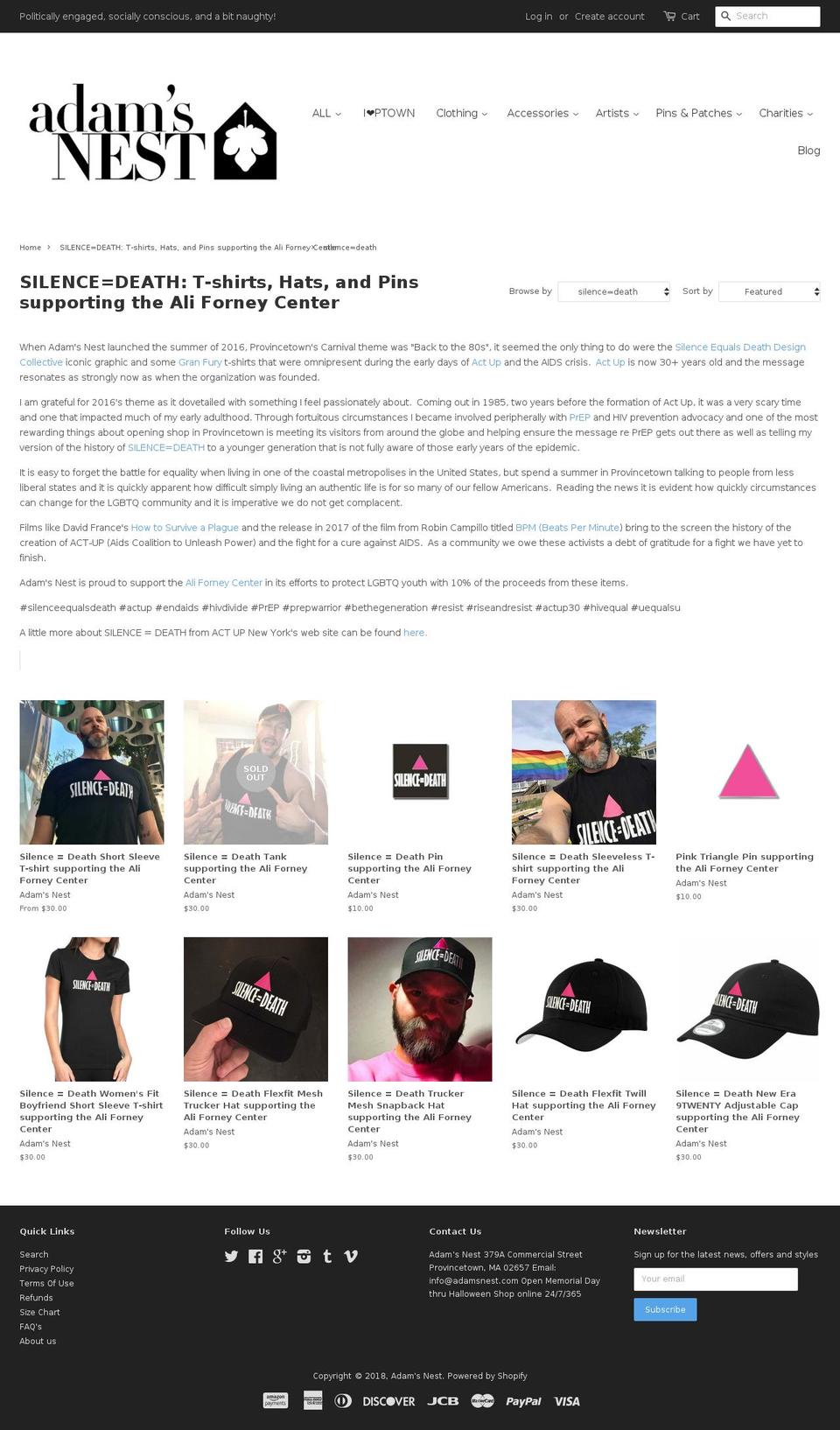 1461daysofhope.com — Shopify storefront screenshot