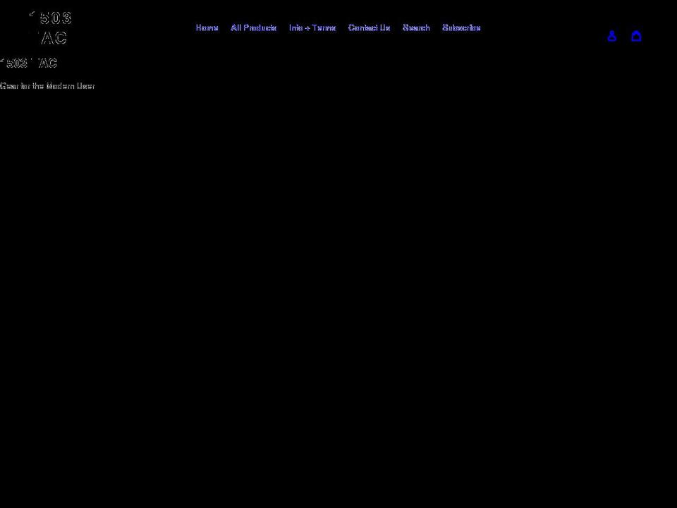 1503tac.com shopify website screenshot