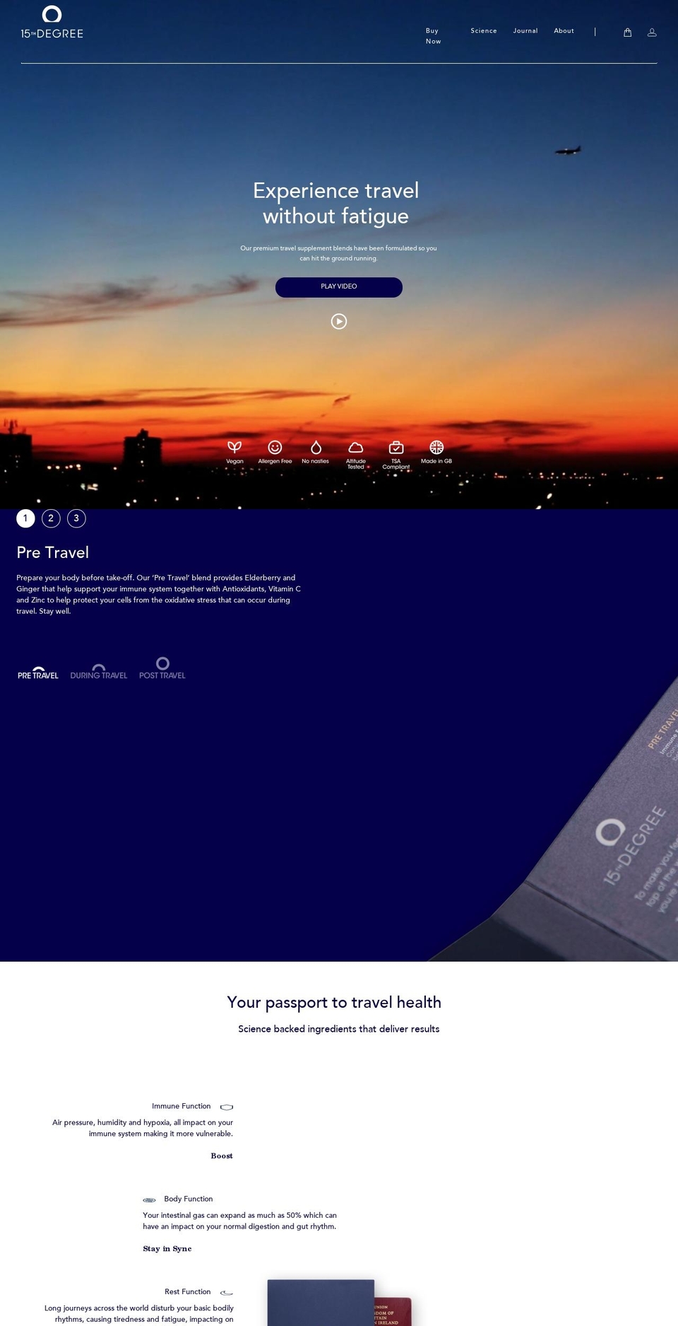 15thdegree.com — Shopify storefront screenshot
