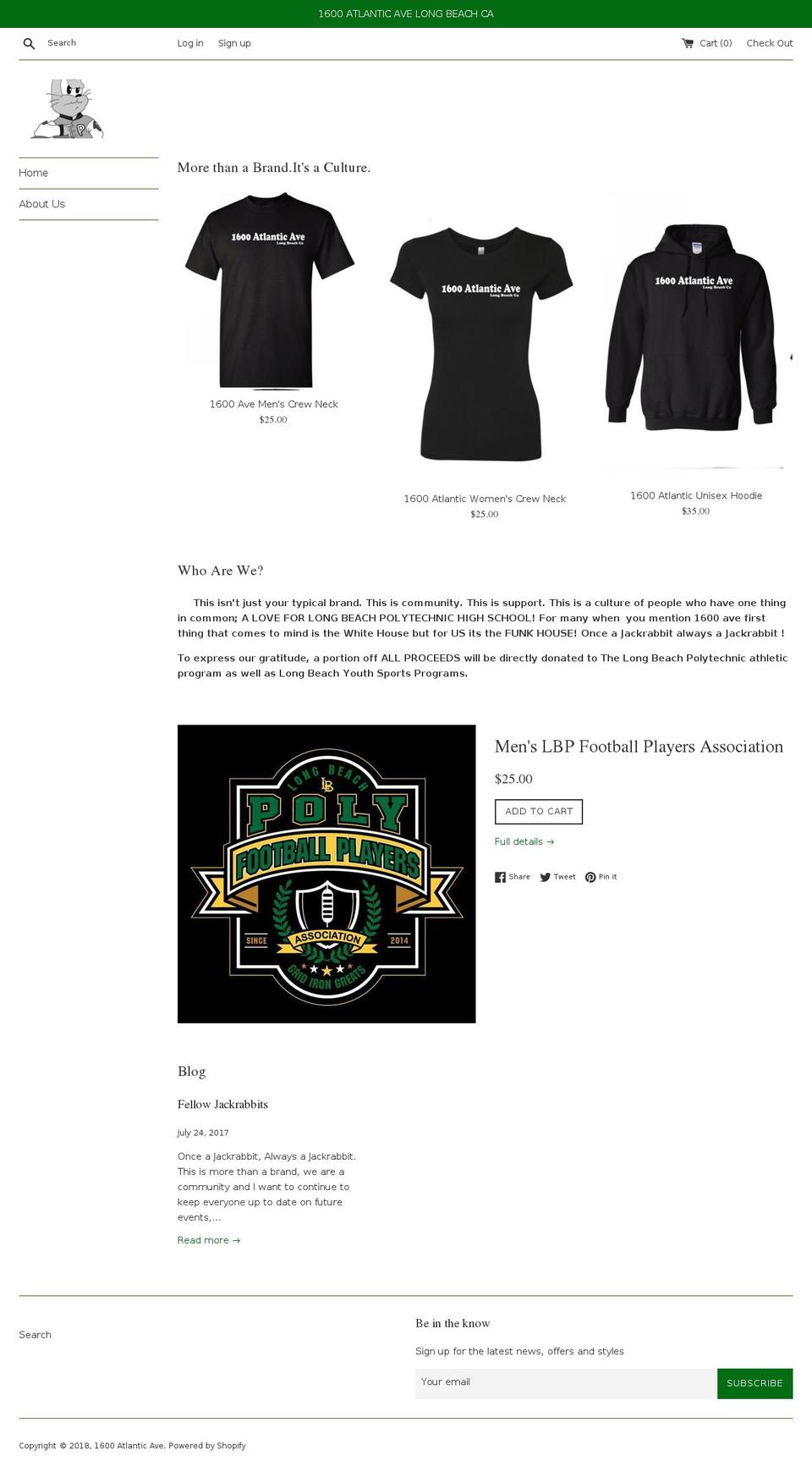 1600lbc.com — Shopify storefront screenshot
