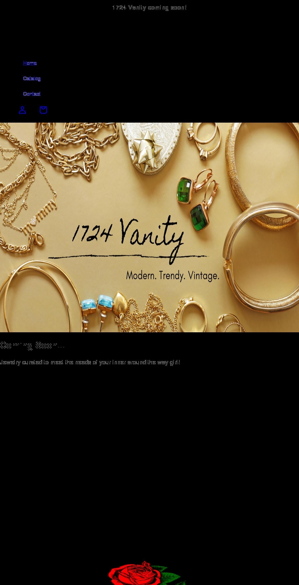1724vanity.com shopify website screenshot