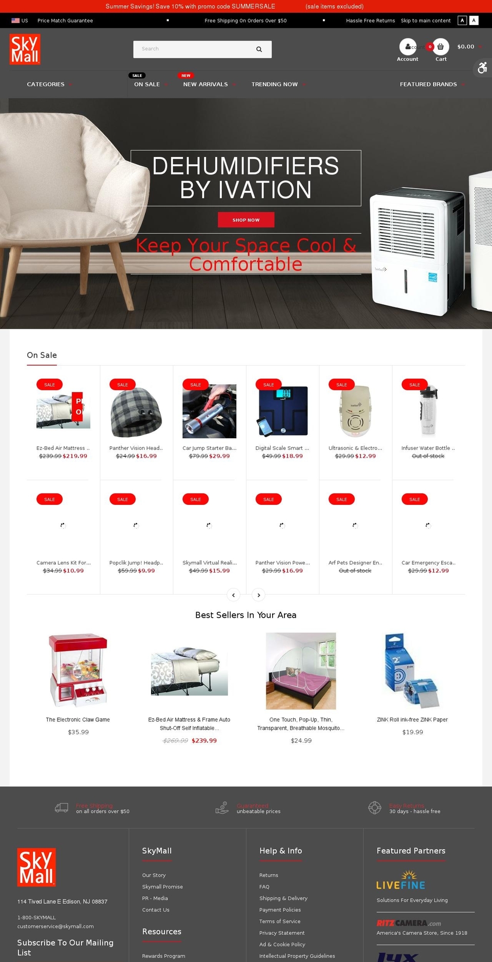 Header Changes Fastor2-0 Customized-02-07-2018 Shopify theme site example 1800skymall.net