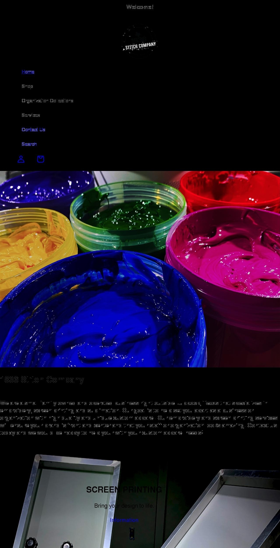 1836stitchco.com shopify website screenshot