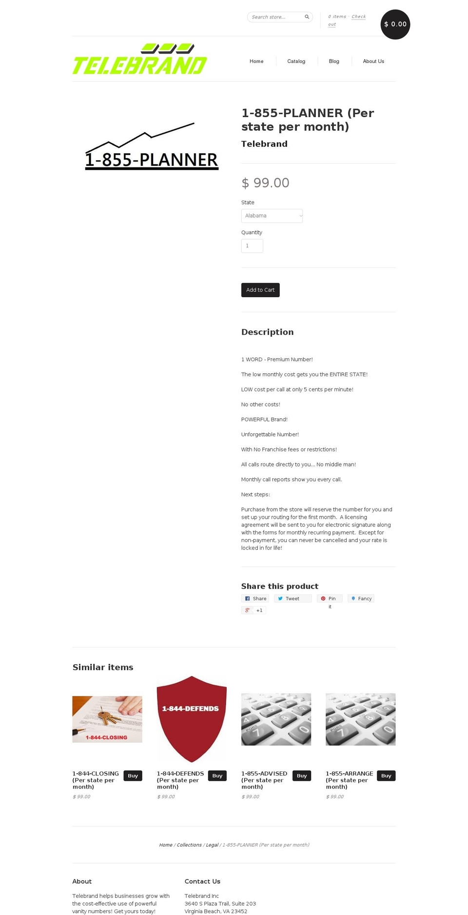 1855planner.com shopify website screenshot