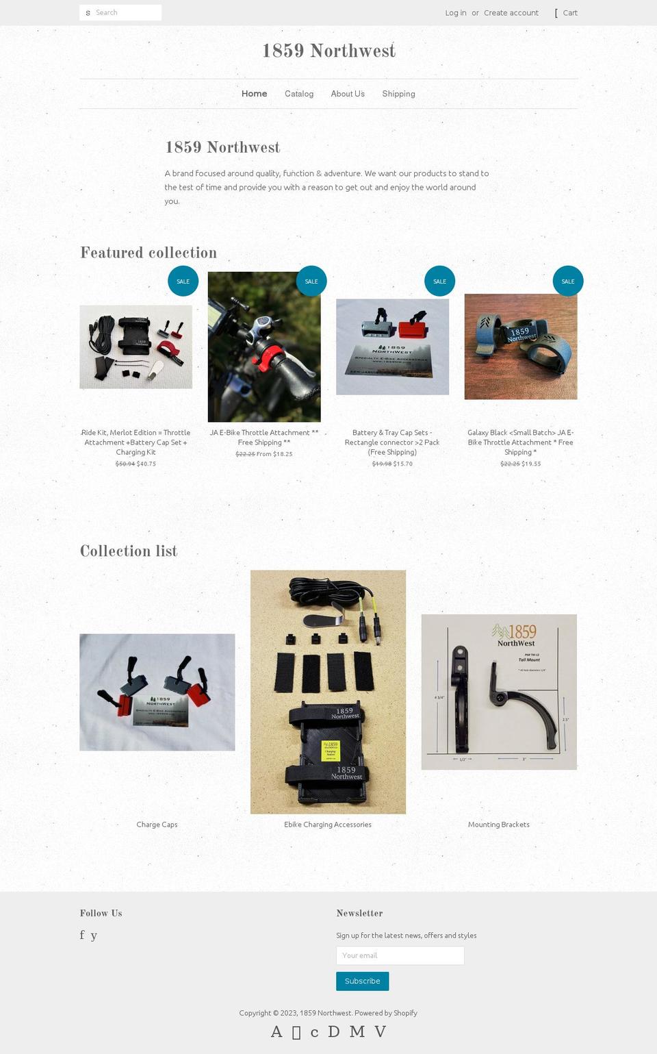 1859-northwest.myshopify.com shopify website screenshot