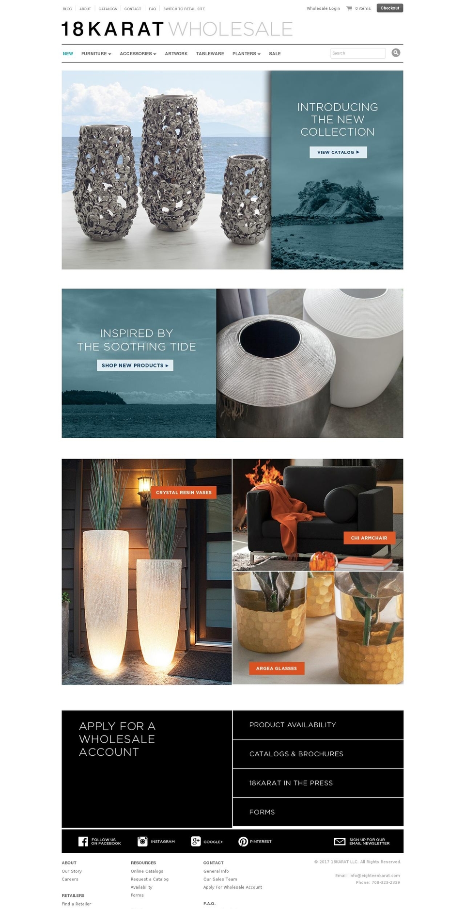 18kwholesale.com shopify website screenshot