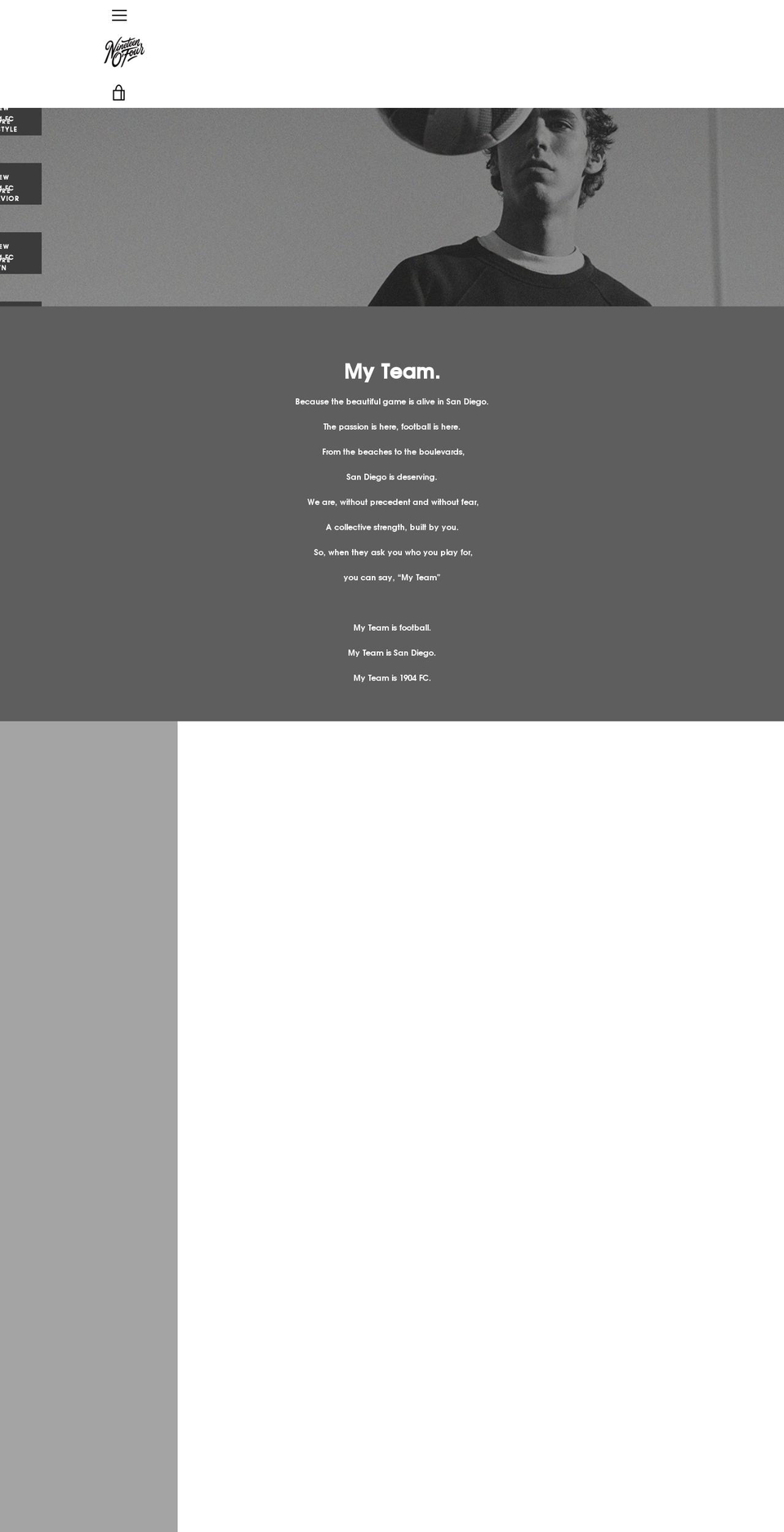 1904fcstore.com shopify website screenshot