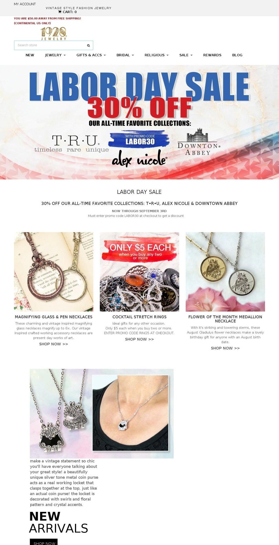 theme363 W\/BOLD UPSELL FINE 6\/30 2PM Shopify theme site example 1928jewelery.com