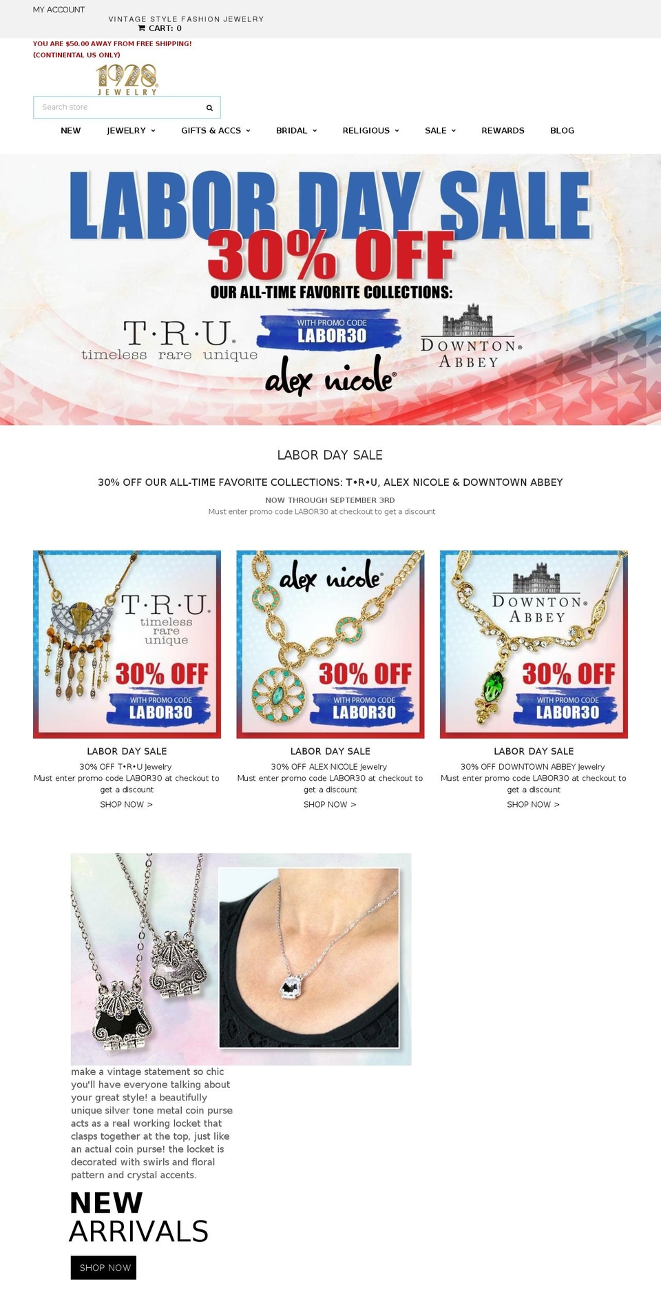 theme363 W\/BOLD UPSELL FINE 6\/30 2PM Shopify theme site example 1928jewelry.company