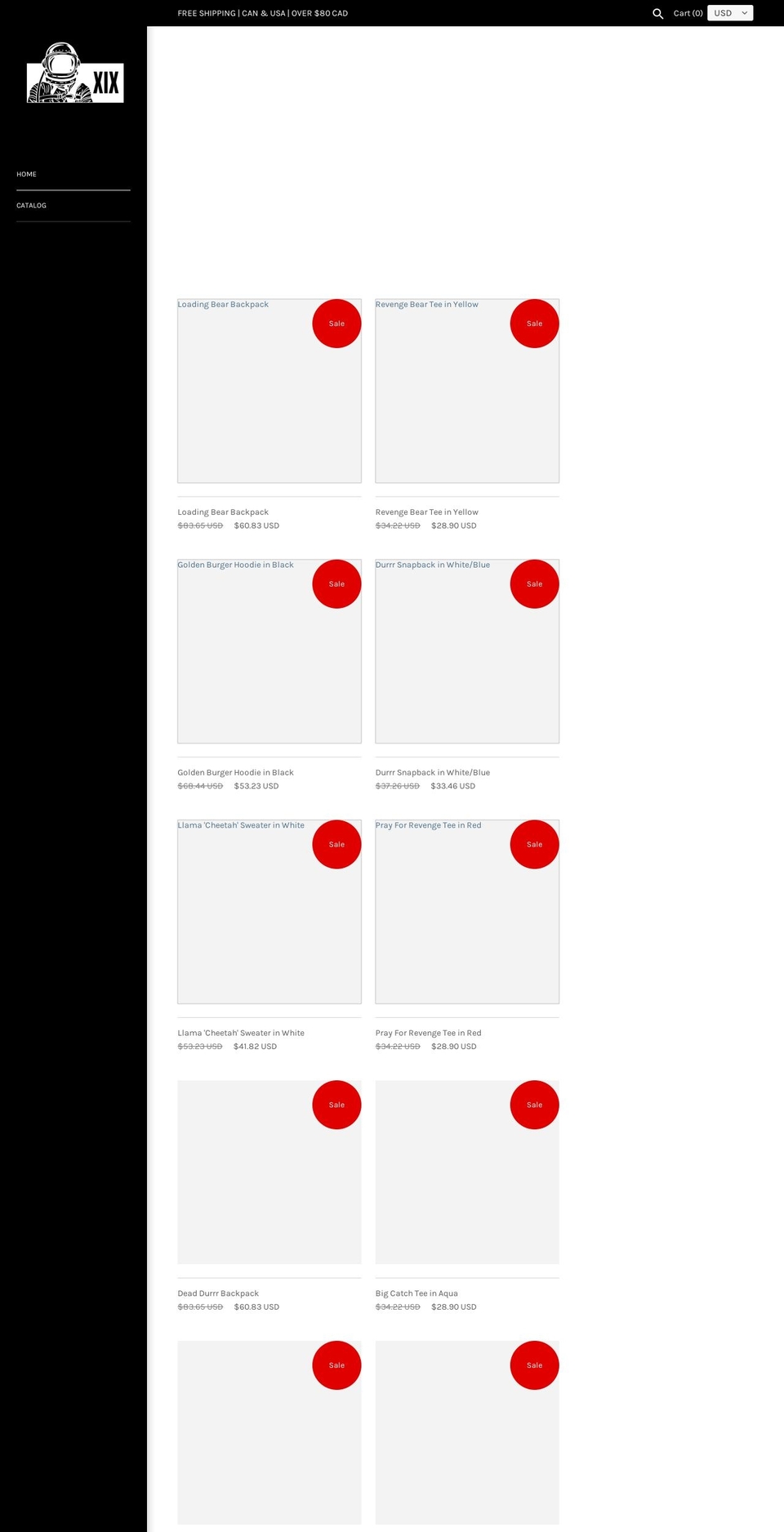 19threads.com — Shopify storefront screenshot