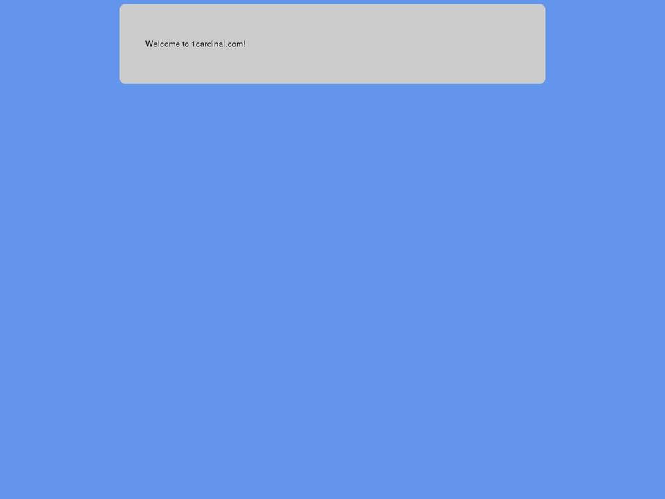 1cardinal.com — Shopify storefront screenshot