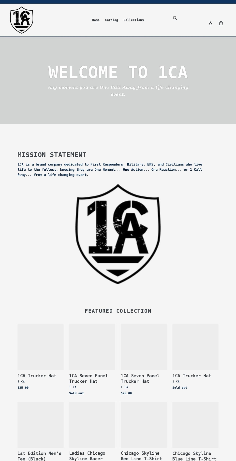 1causa.com shopify website screenshot