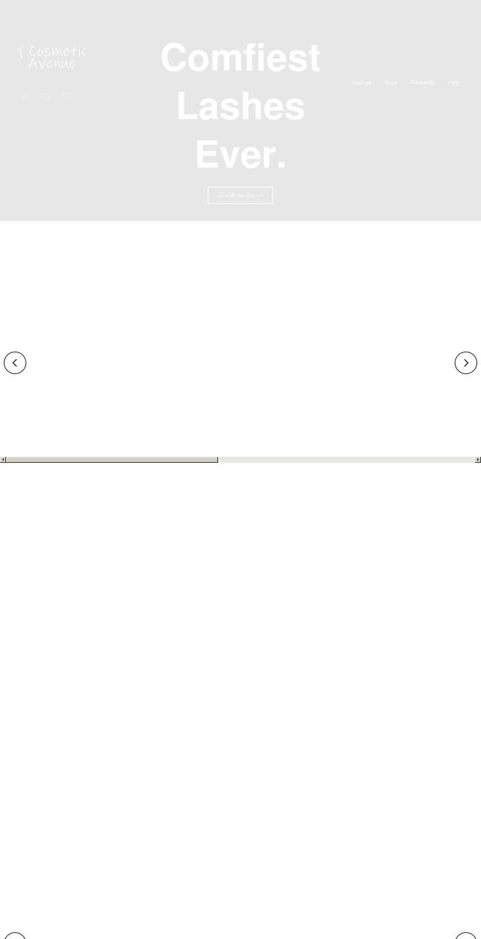 1cosmeticavenue.com.au shopify website screenshot
