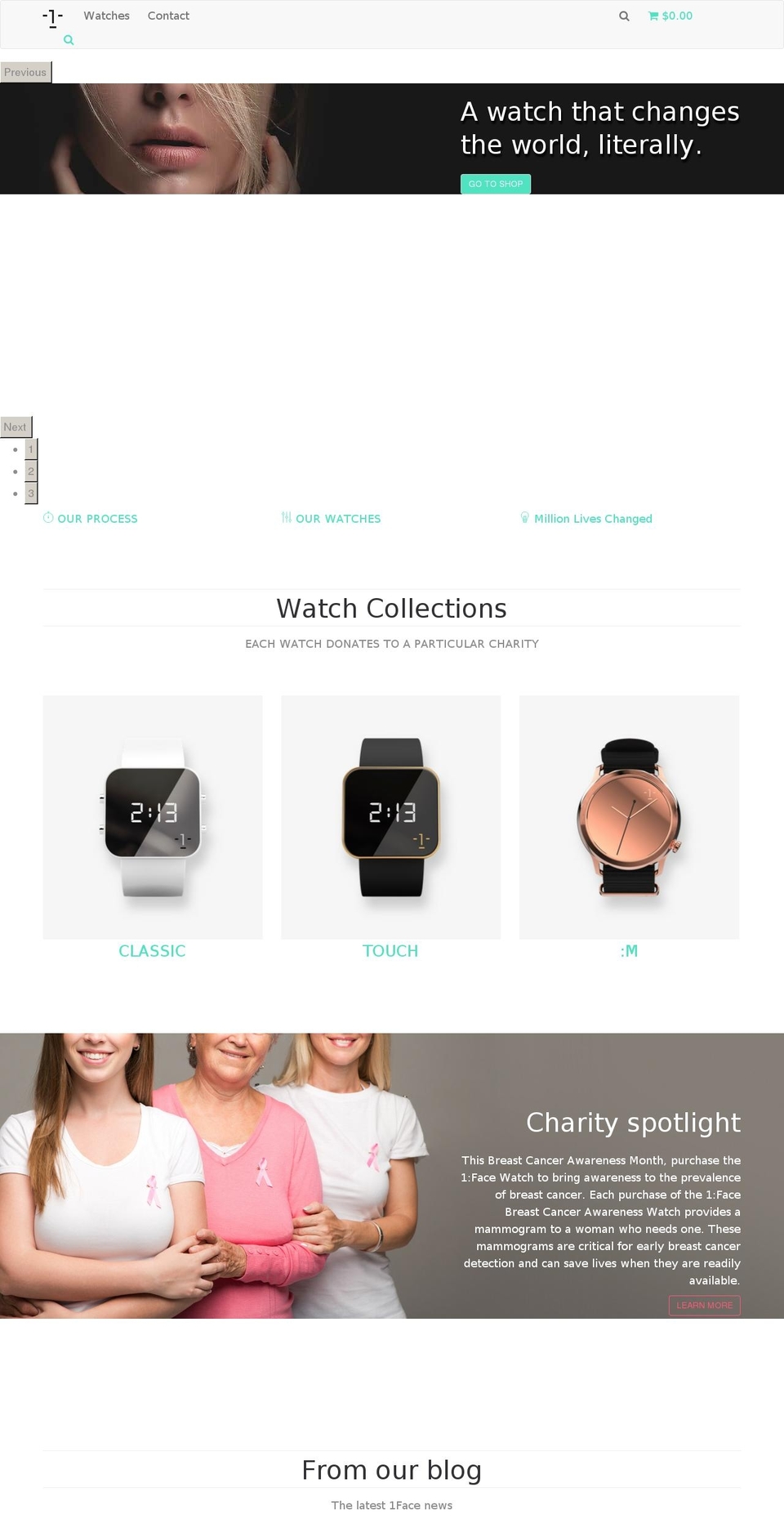 Chair Shopify theme site example 1face.com