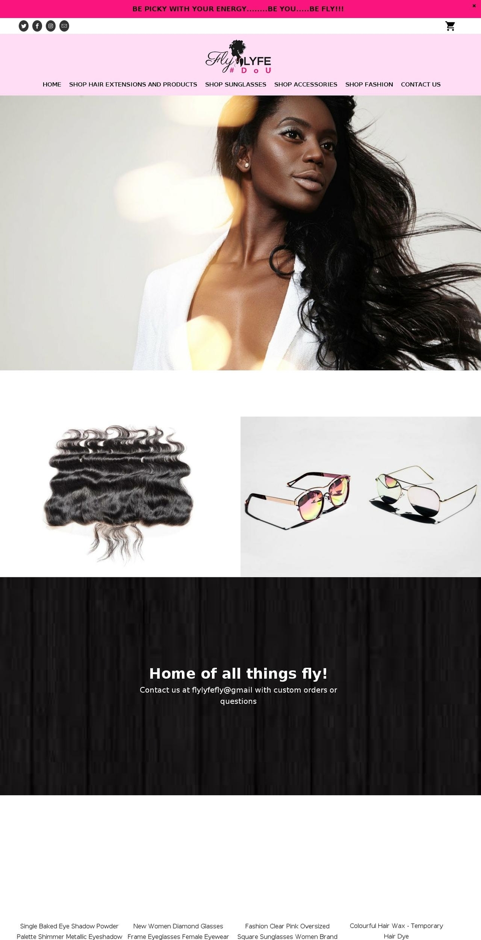 1flylyfe.com — Shopify storefront screenshot