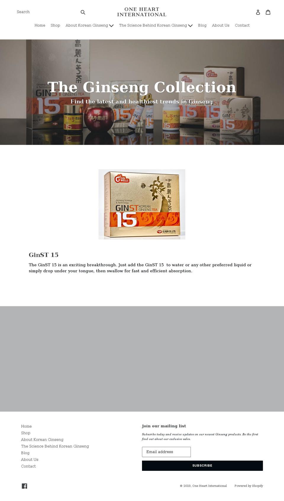 1heartshop.com shopify website screenshot