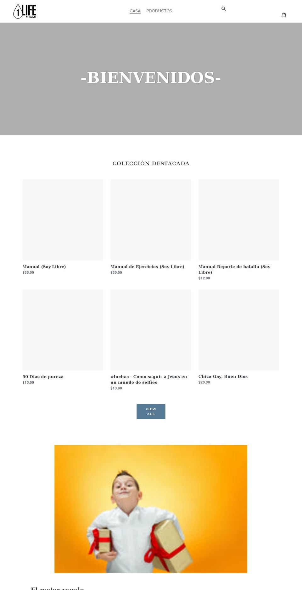 1life-store.myshopify.com shopify website screenshot