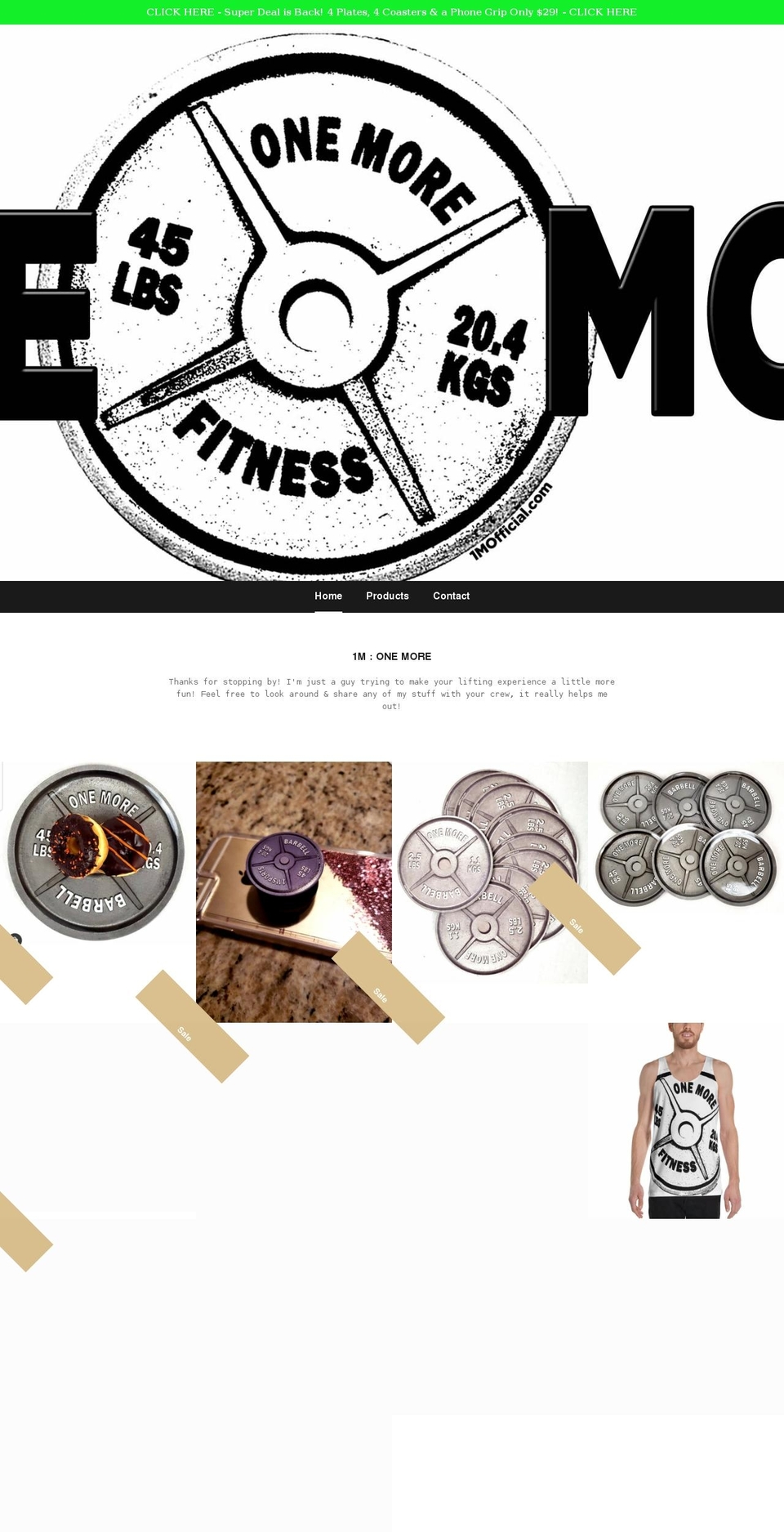 1mofficial.com — Shopify storefront screenshot